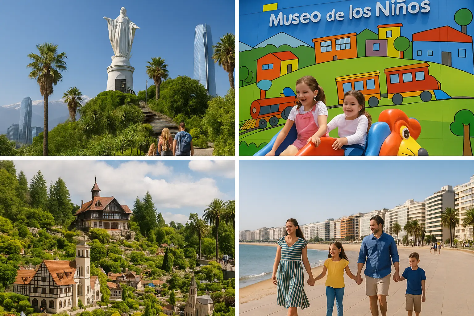 05 Cidades Mais Estruturadas para Viajar com Crianças na América do Sul